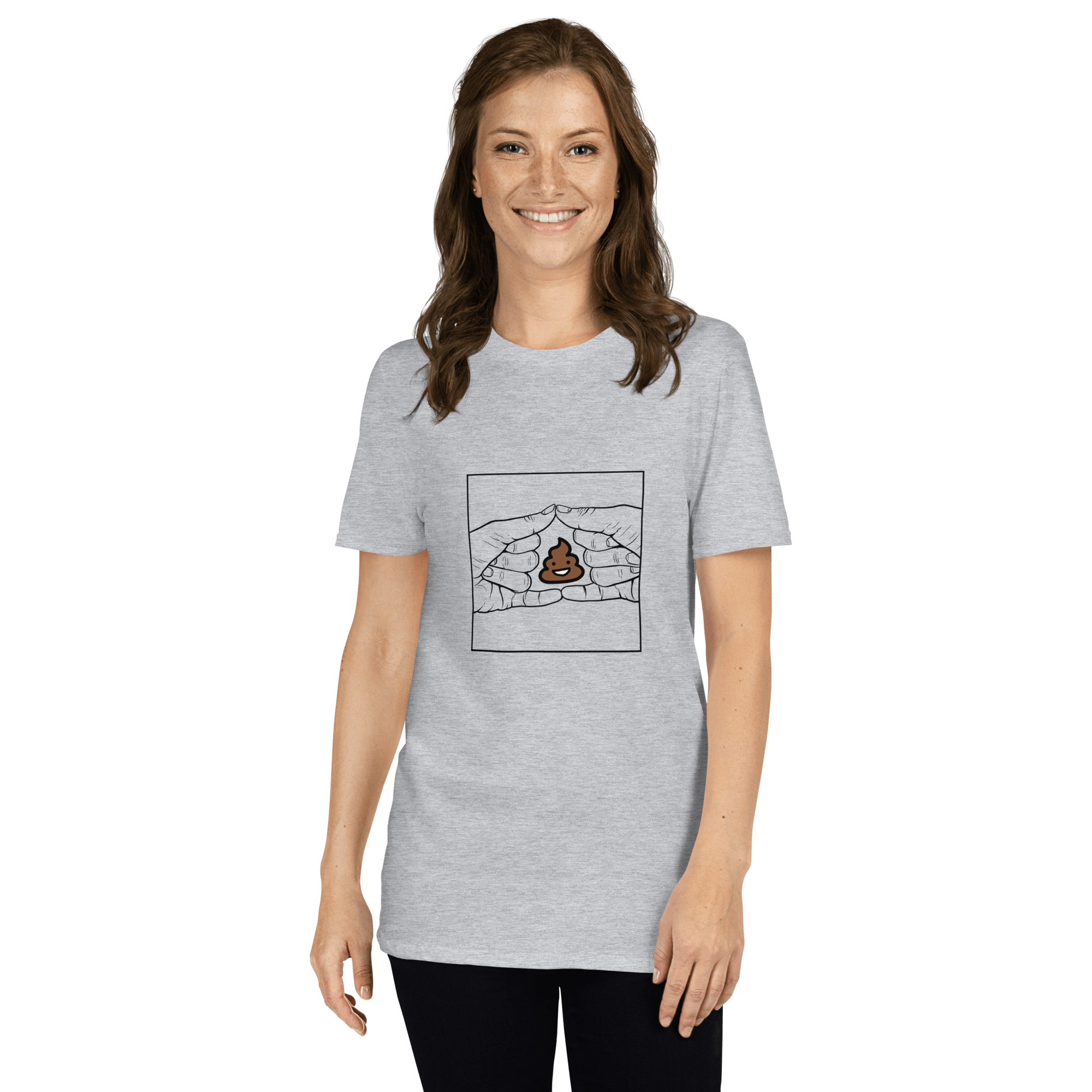 Poo Gesture Funny Graphic T-Shirt | The Turd Club - The Turd Club