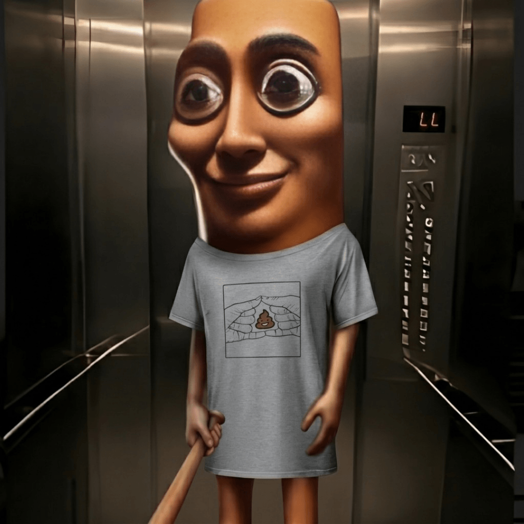 Poo Gesture Funny Graphic T-Shirt | The Turd Club - The Turd Club