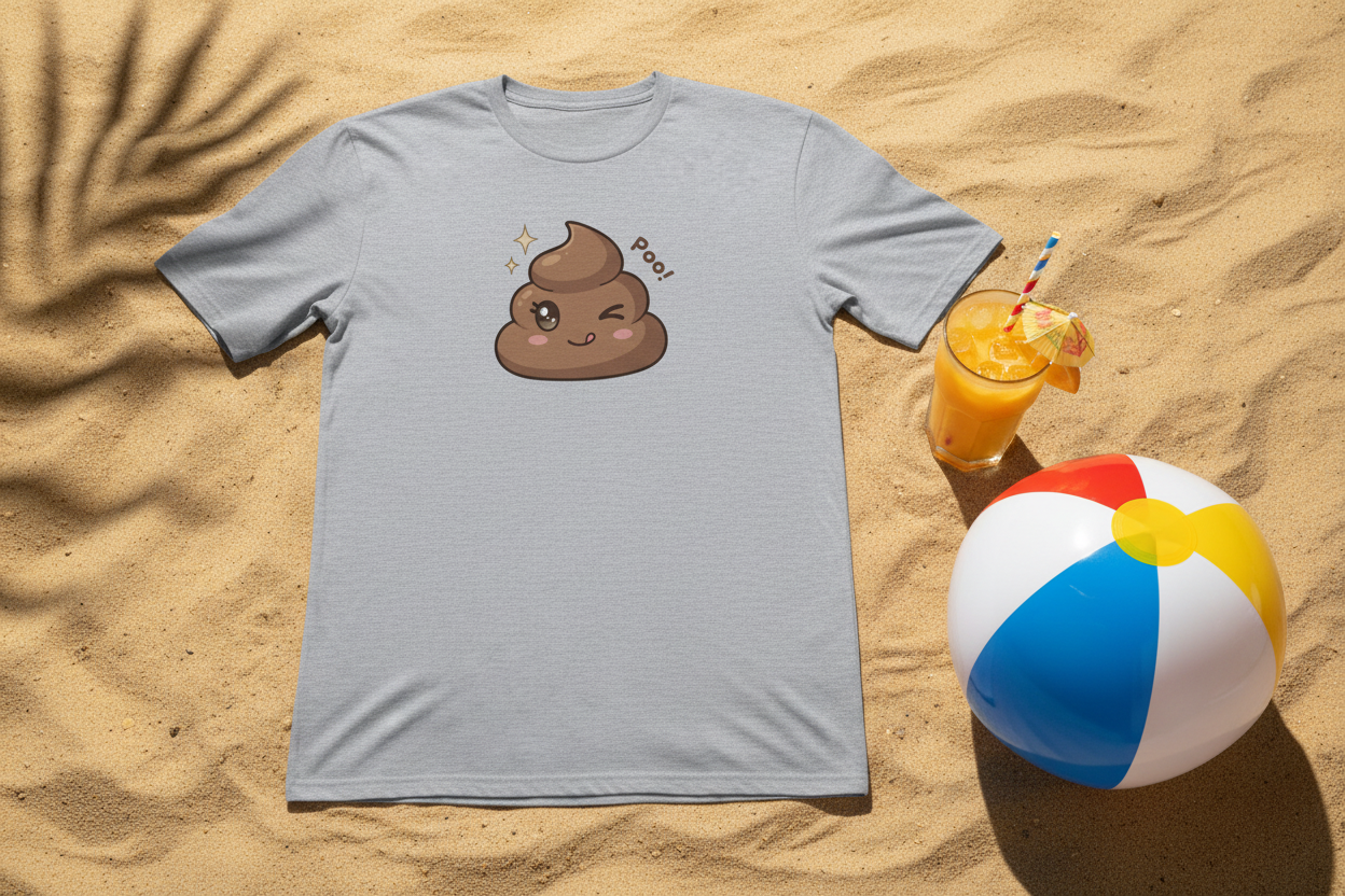 Sweet Stinky Beach Flat Lay with Drink & Beach Ball